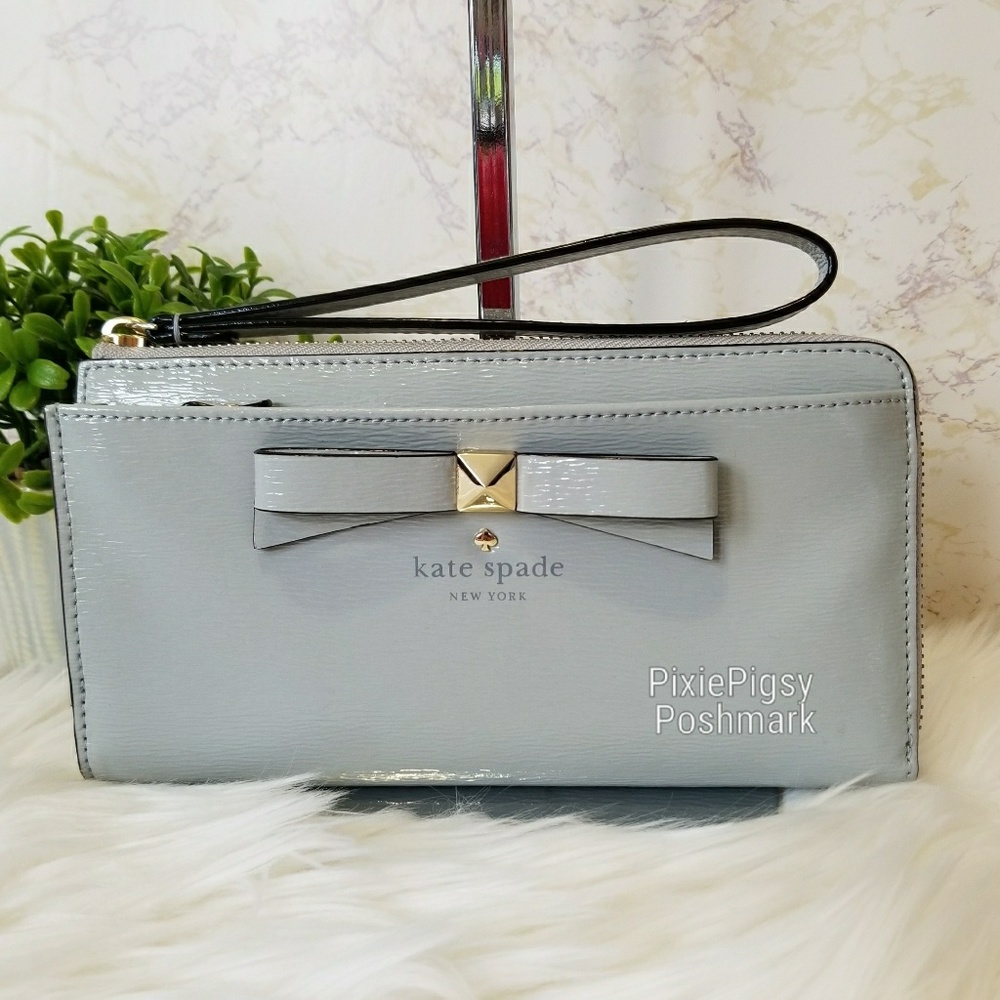 Kate Spade Layton Beacon Court Bow Wristlet Wallet